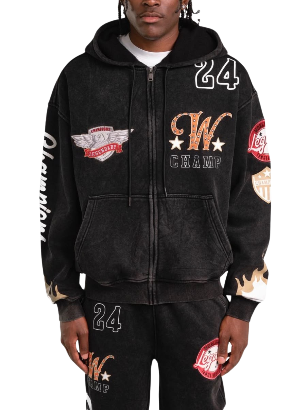 Mens Champions Legendary Zip Hoodie