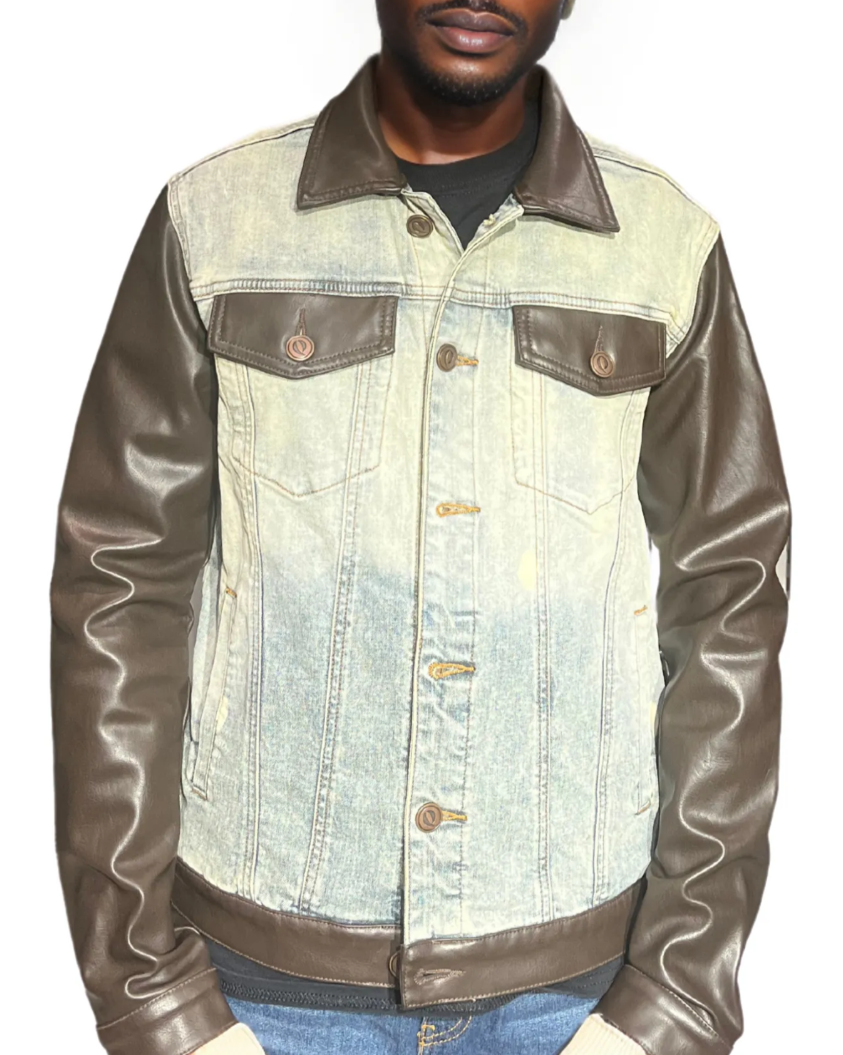 Mens Insert Denim Jacket