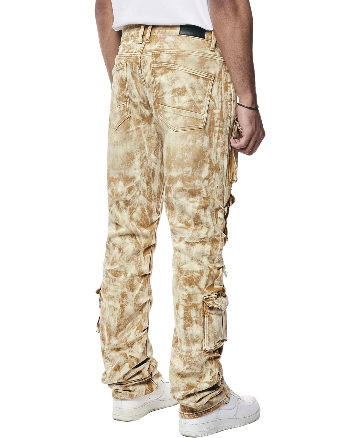 Mens Multi Cargo Straight Fit Jeans