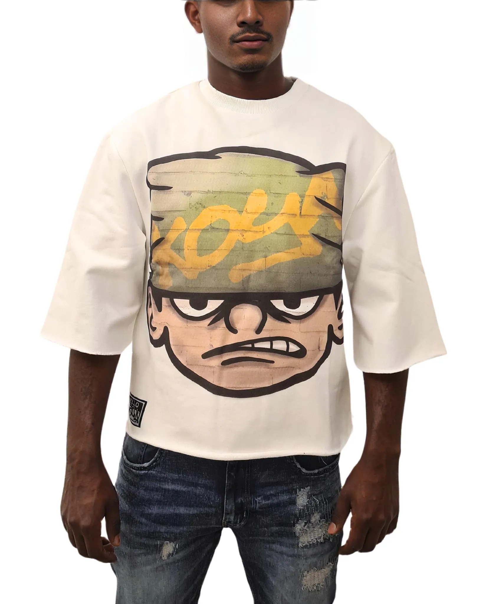 Mens Graffiti Fleece Shirt
