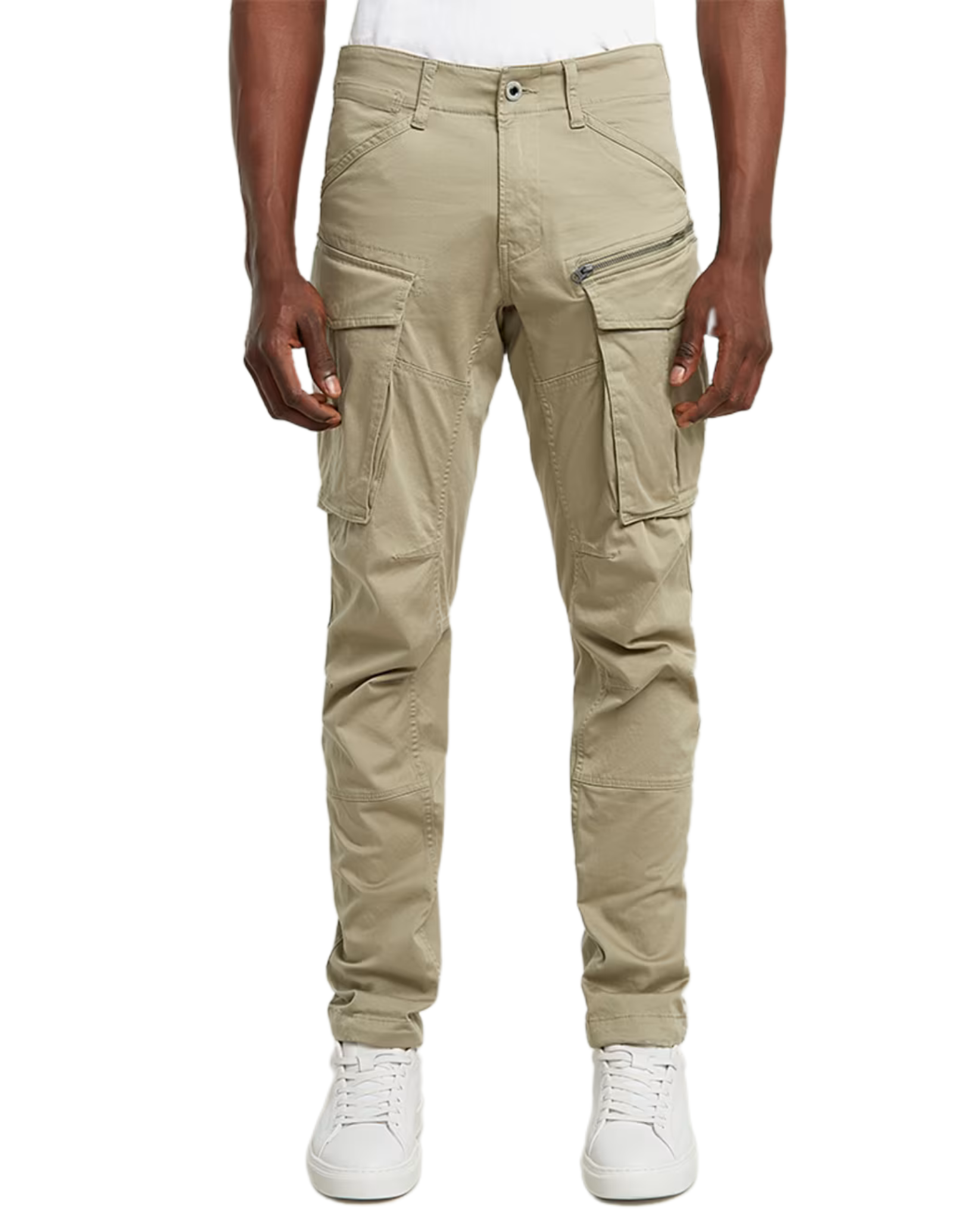 Mens Zip Cargo Tappered Jean 80340