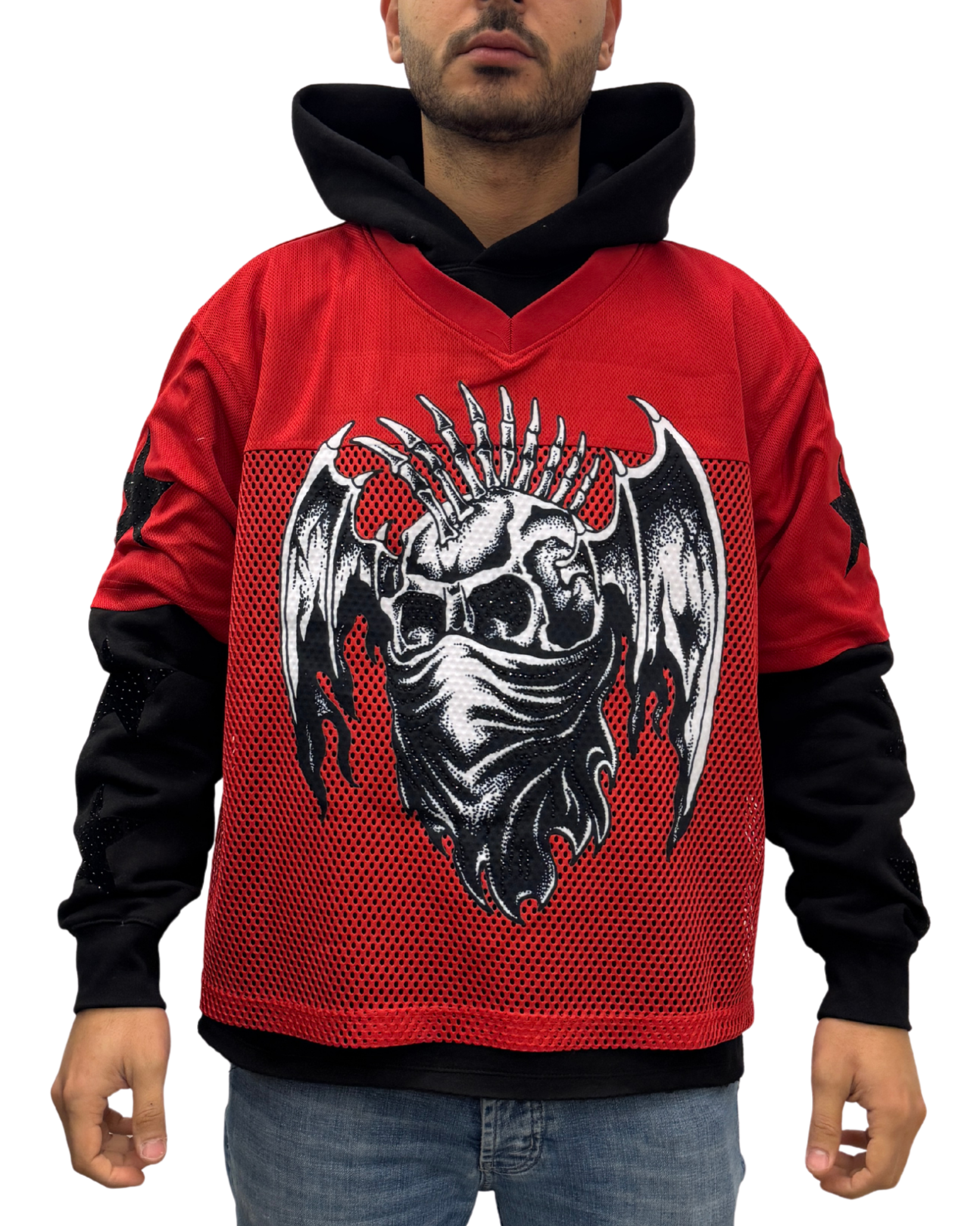 Mens Bad Habits Jersey Hoodie