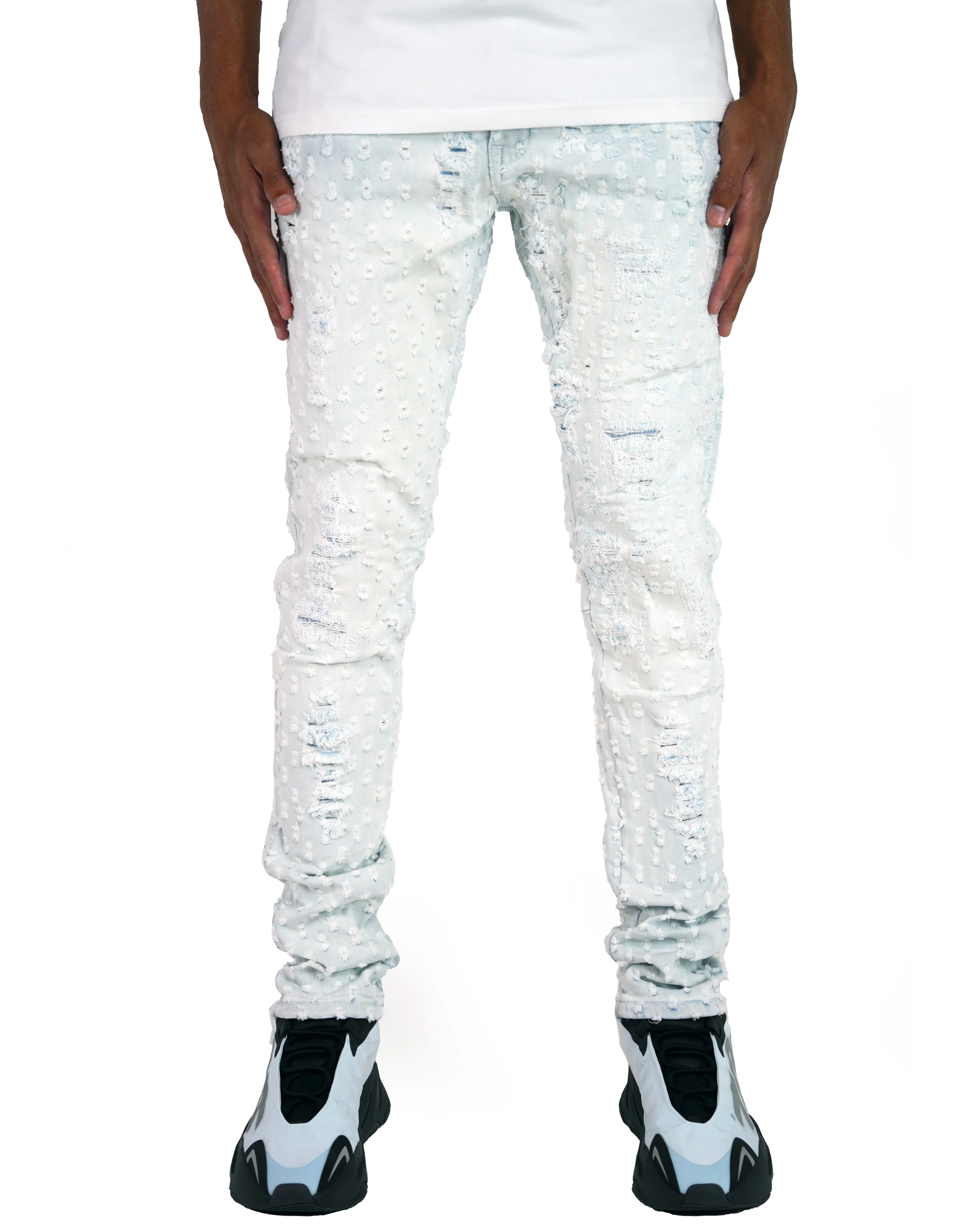 Mens Hellrazer Distressed Jeans