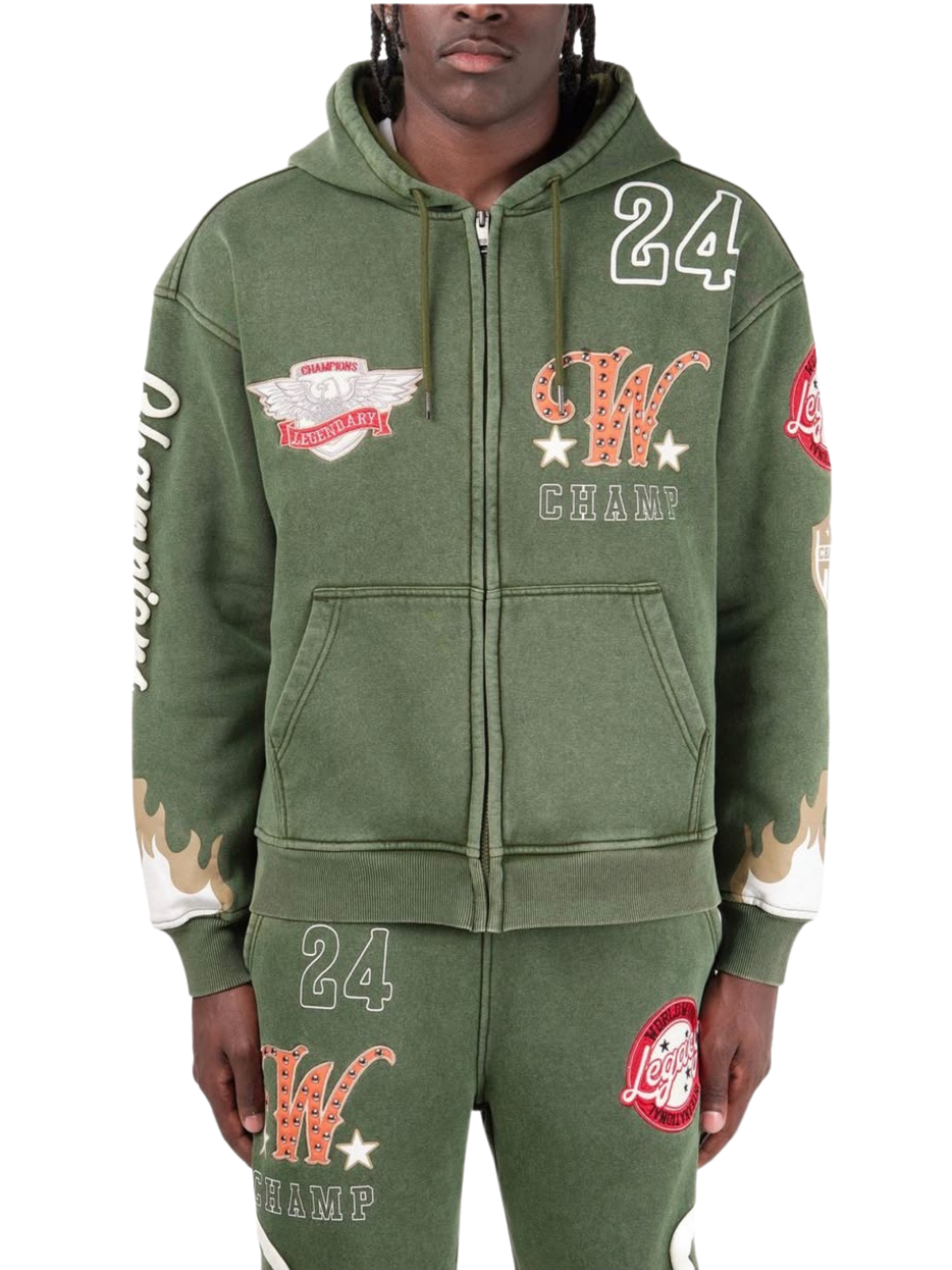 Mens Champions Legendary Zip Hoodie