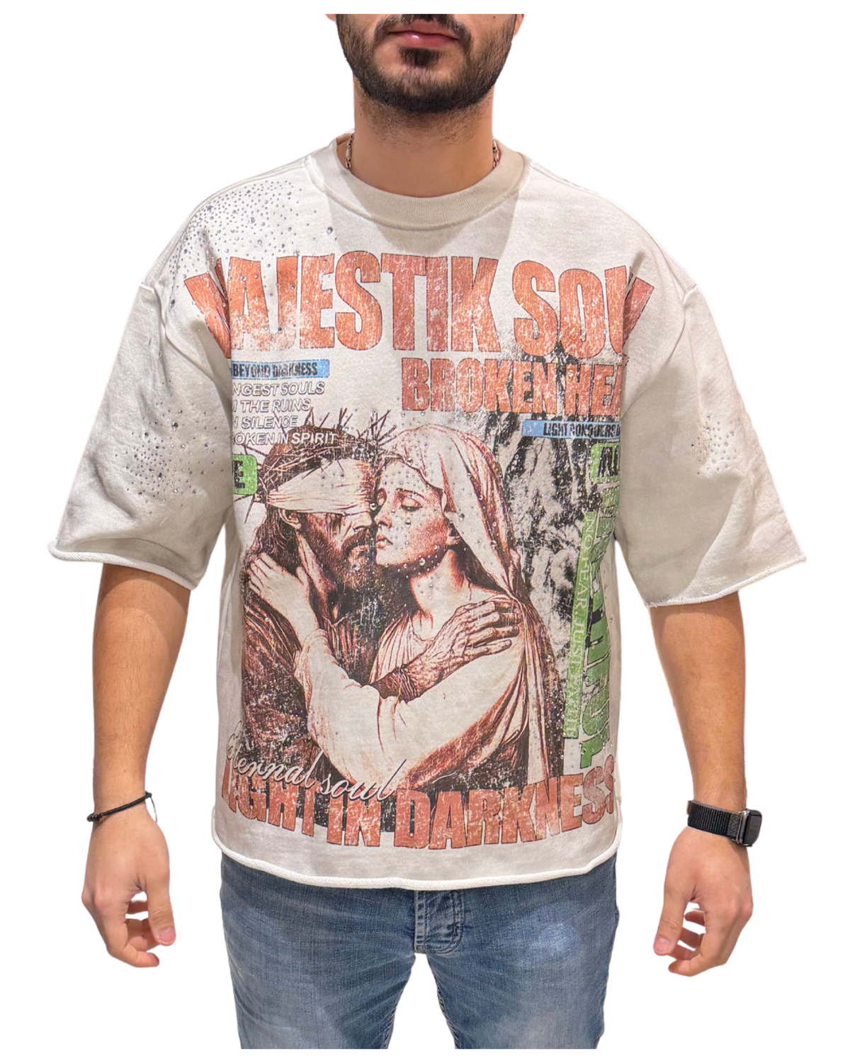 Mens Broken Heart Shirt