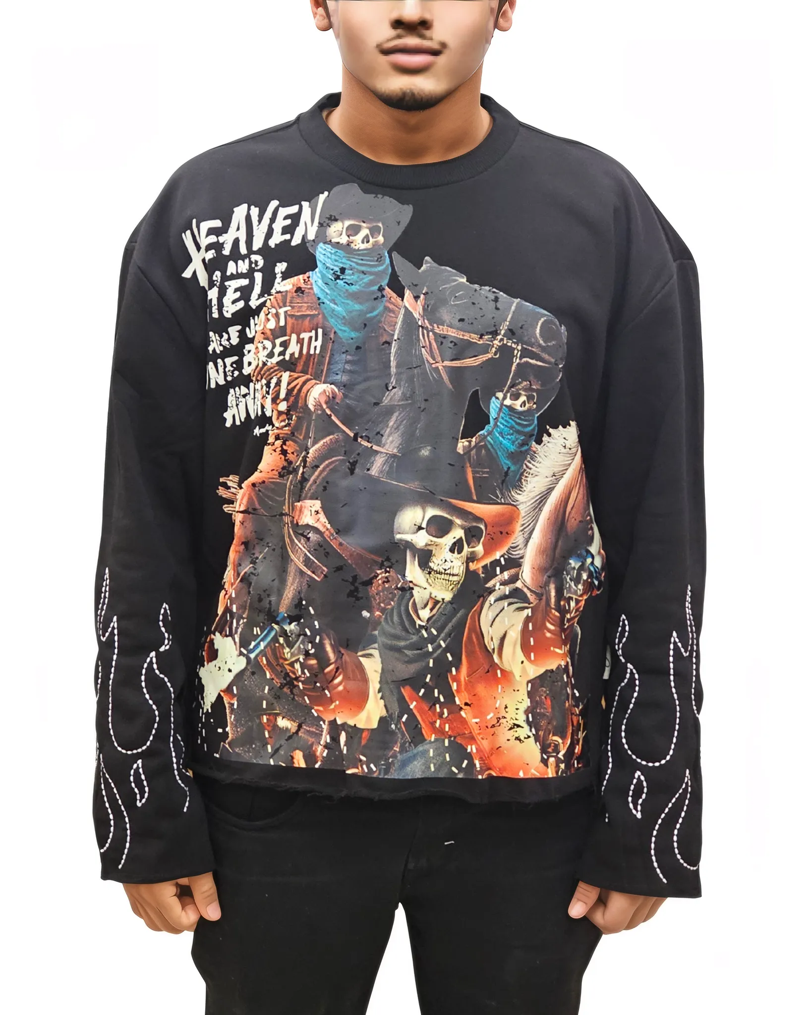 Mens Cowboy Long Sleeve Shirt