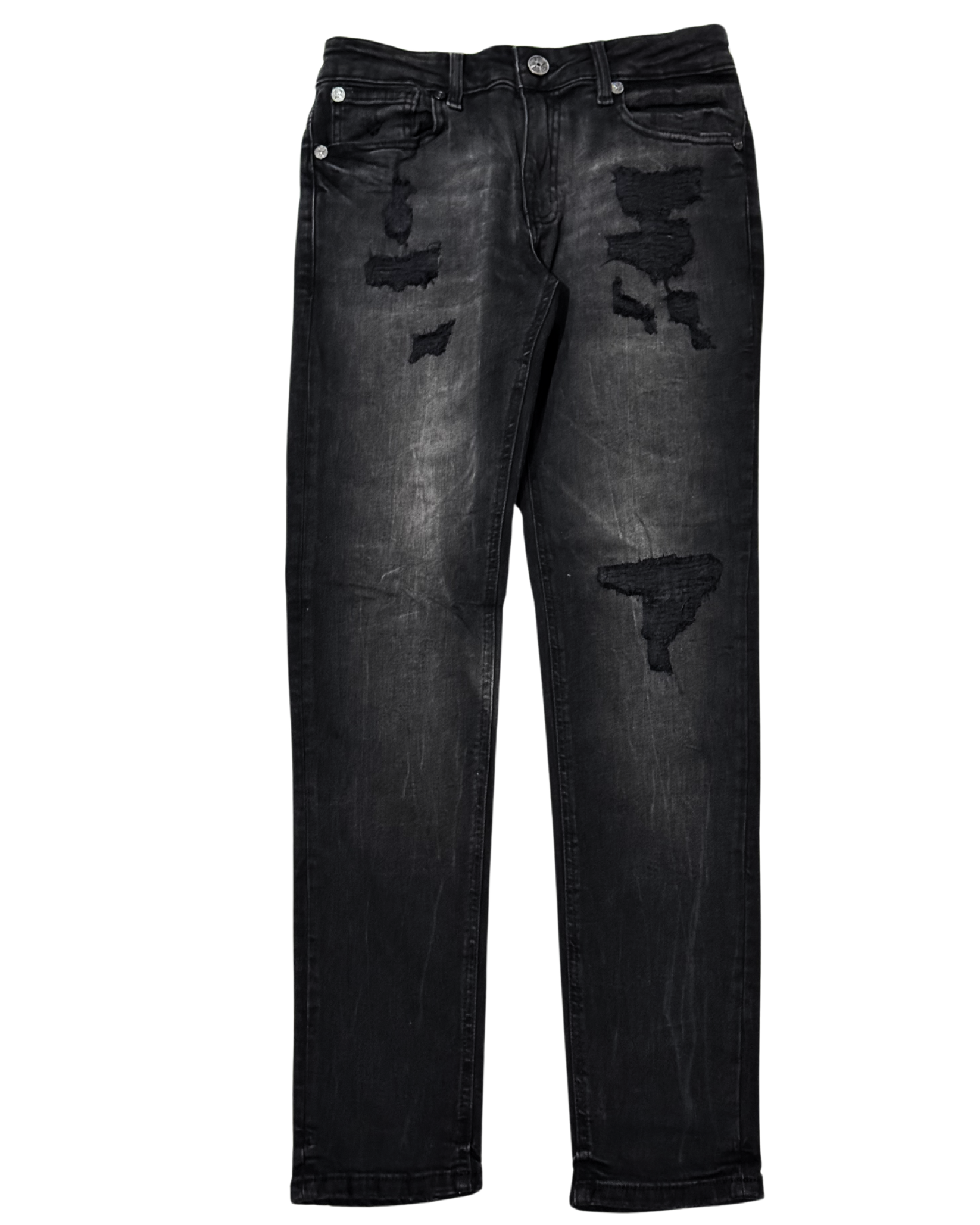 Mens Ripped and smoke Jean 3015