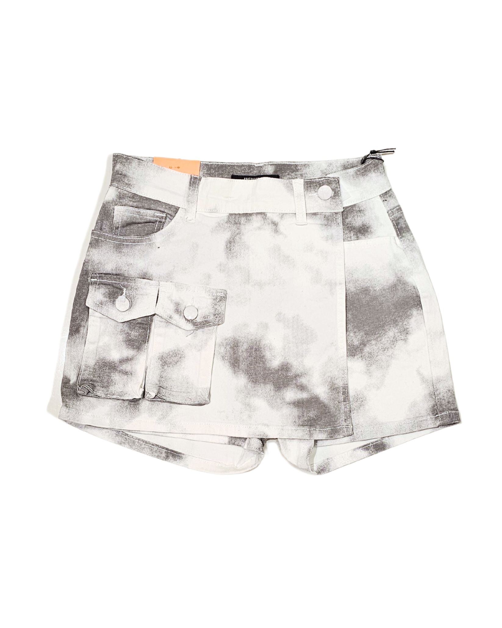 Womens Dye Multi Pocket Skirt