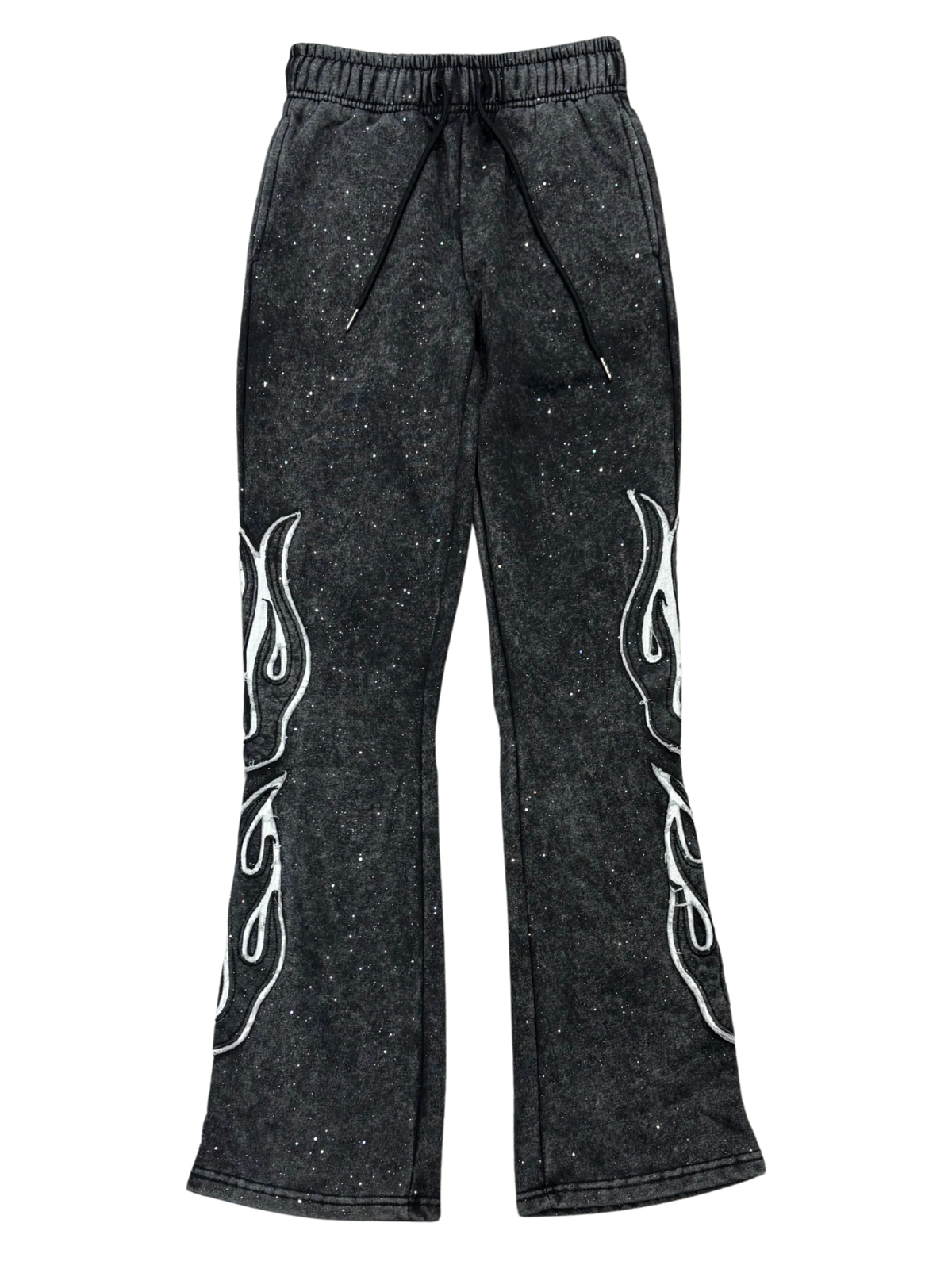 Womens Saint Rhinestone Sweatpants