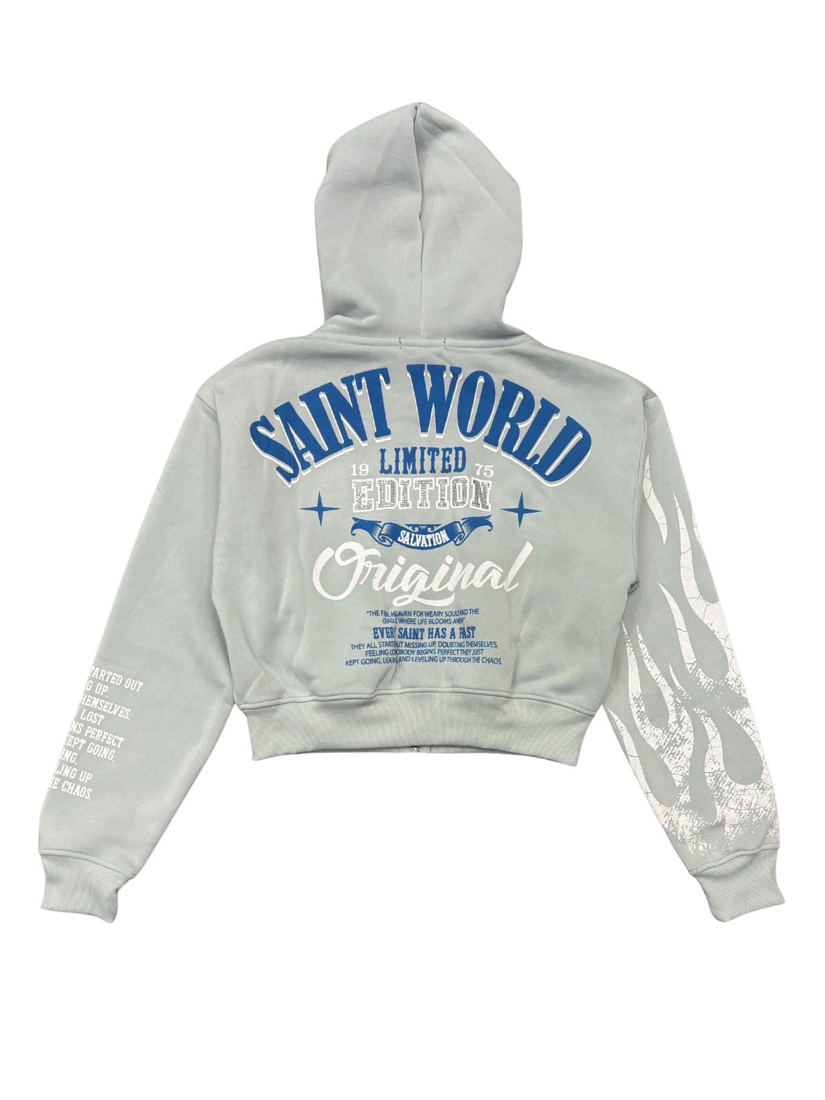 Womens Saint World Zipper Hoodie