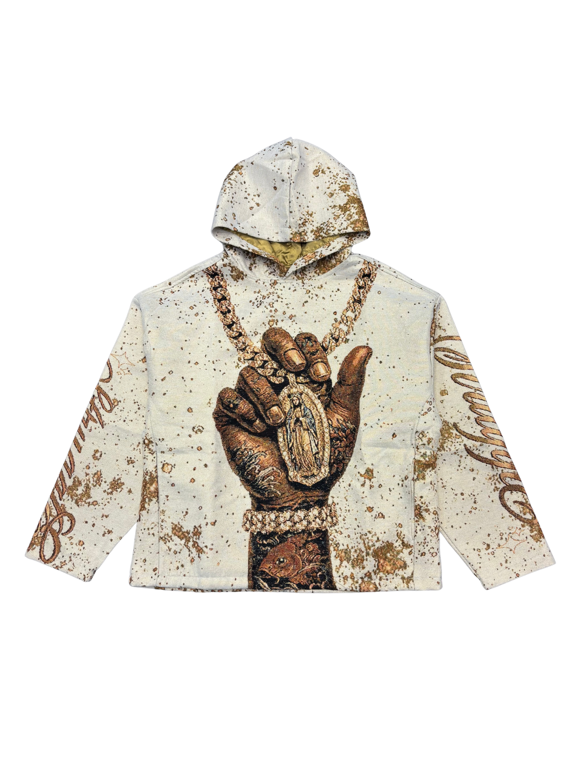 Mens Chain Tapestry Hoodie