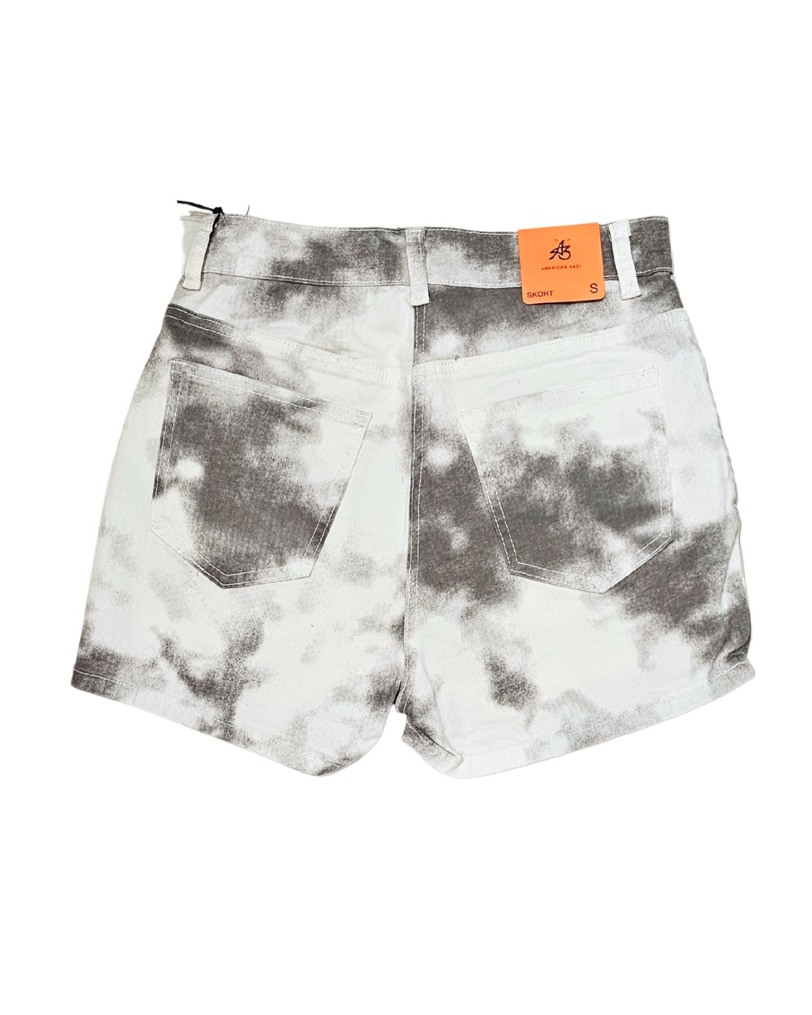 Womens Dye Multi Pocket Skirt