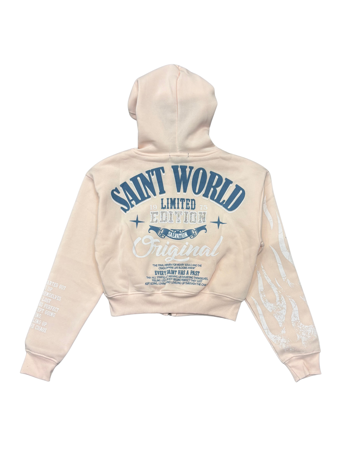 Womens Saint World Zipper Hoodie