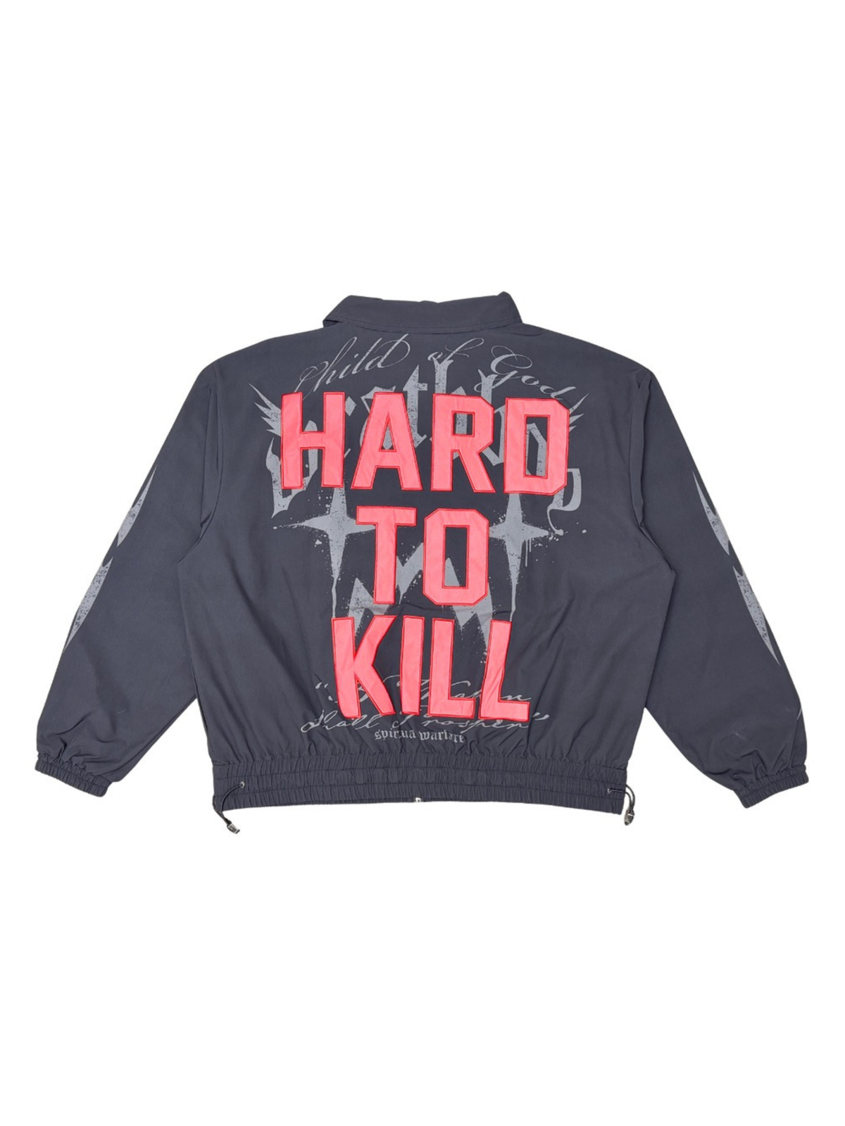 Mens War Nylon Zip Front Jacket