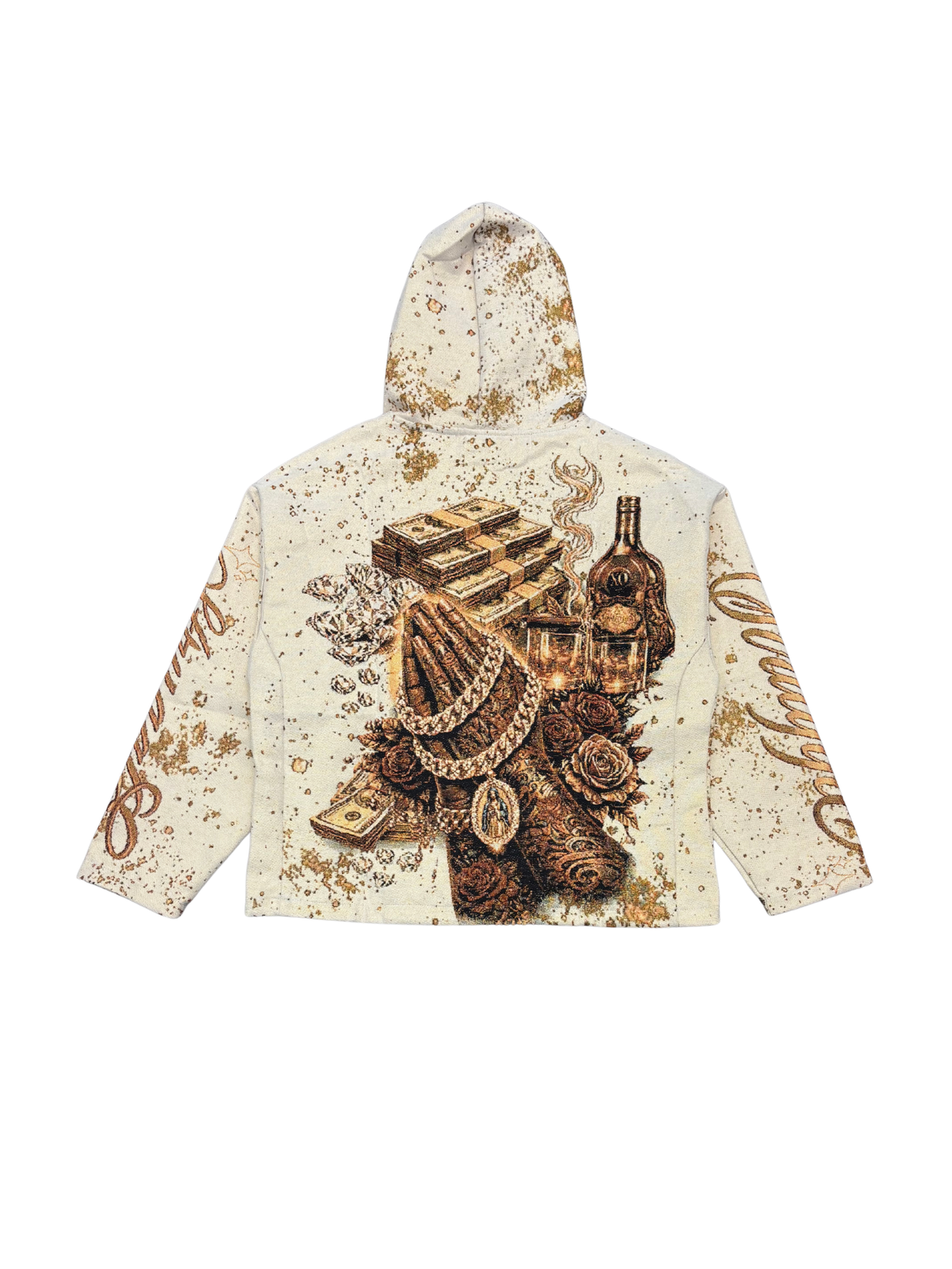Mens Chain Tapestry Hoodie