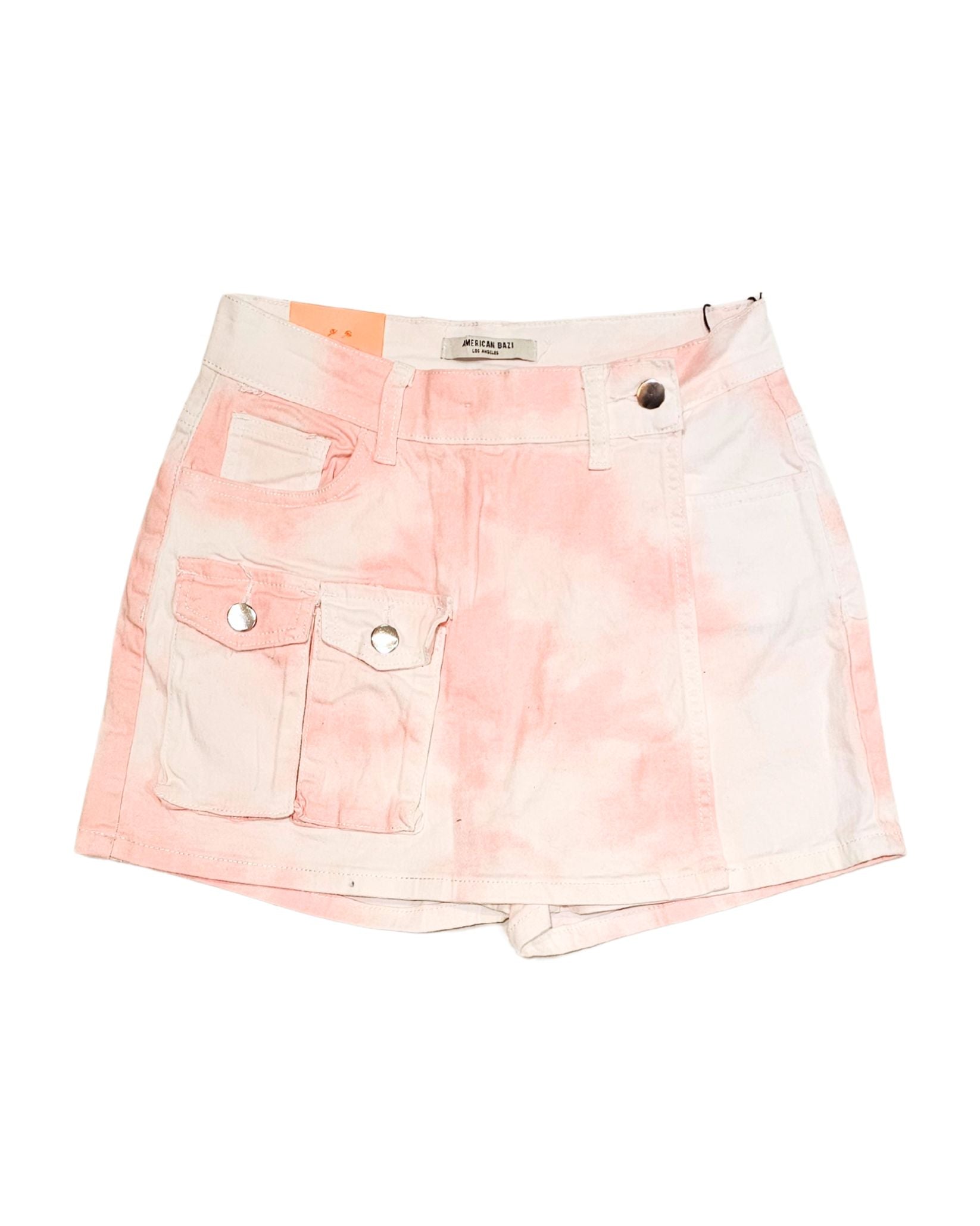 Womens Dye Multi Pocket Skirt