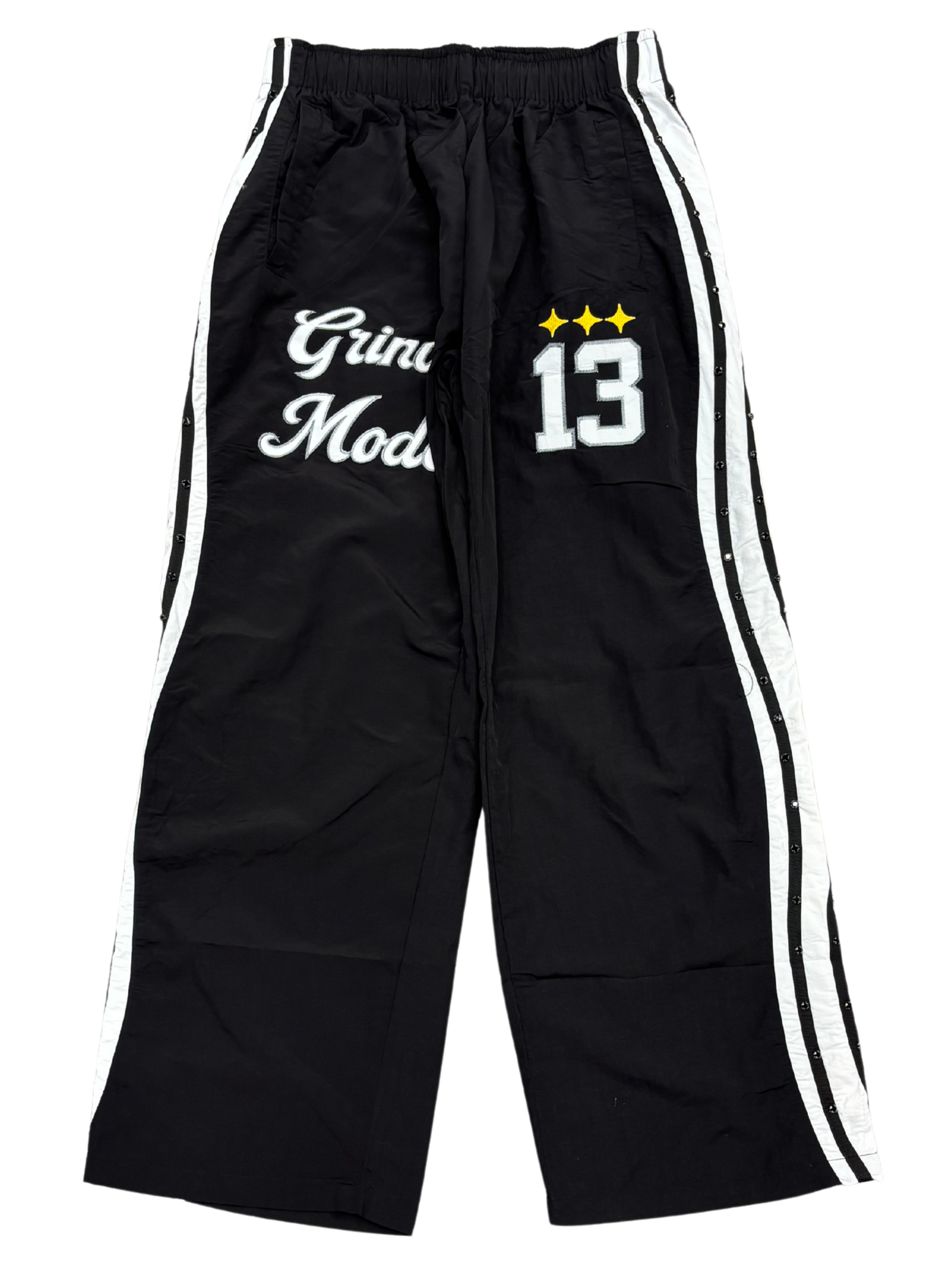 Mens Grind Never Stops Nylon Trackpants