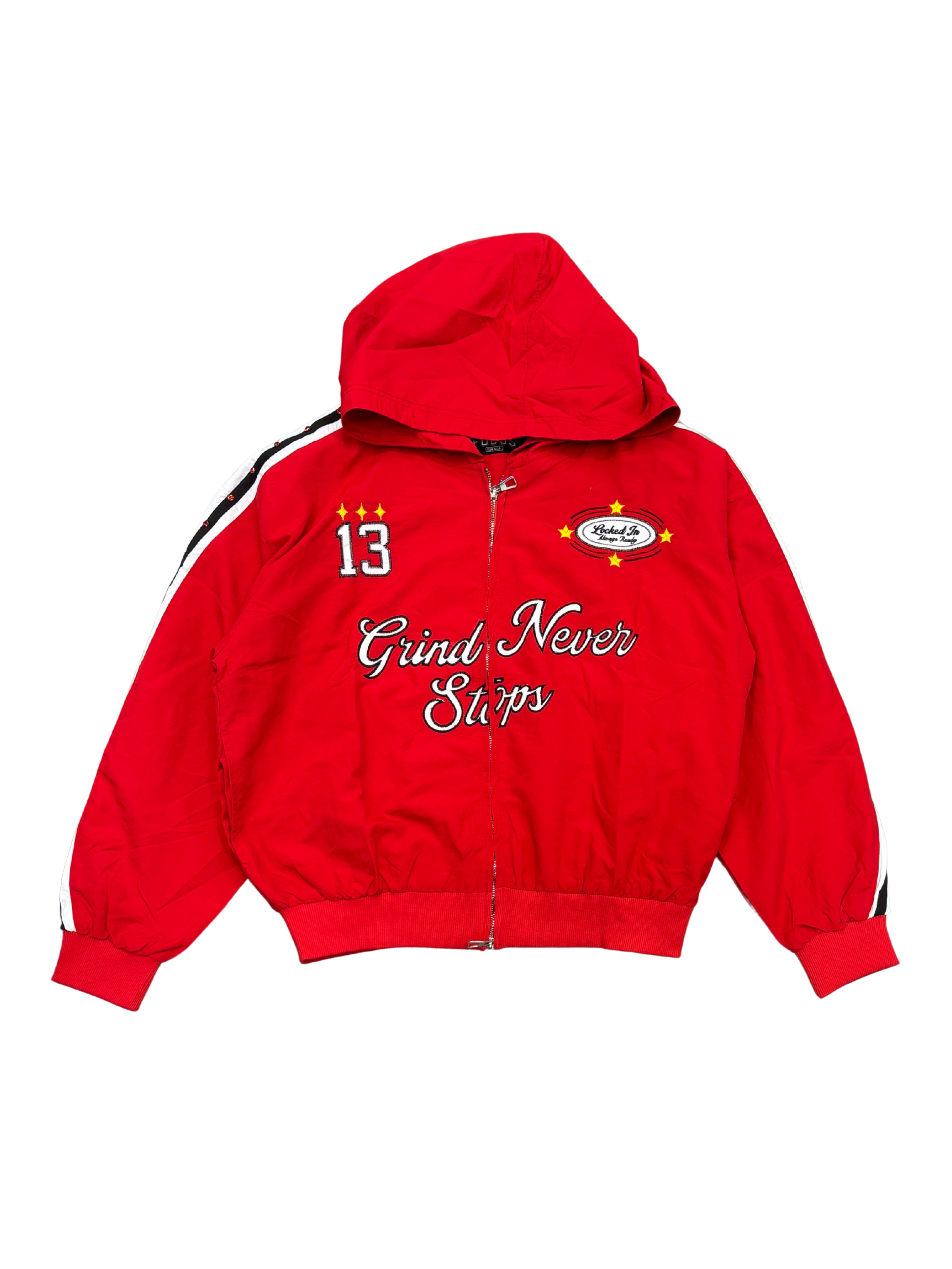 Mens Grind Never Stops Nylon Jacket