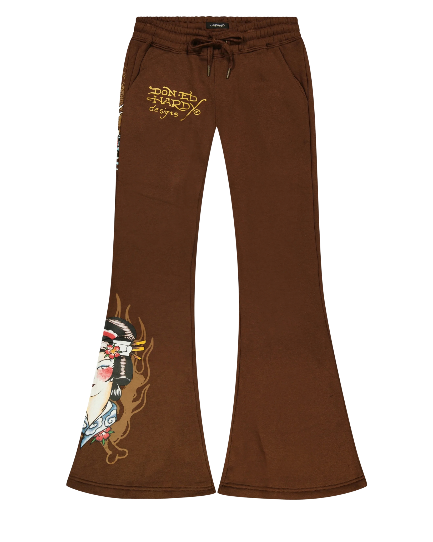 Womens Koi Fish Boot Cut Sweatpant