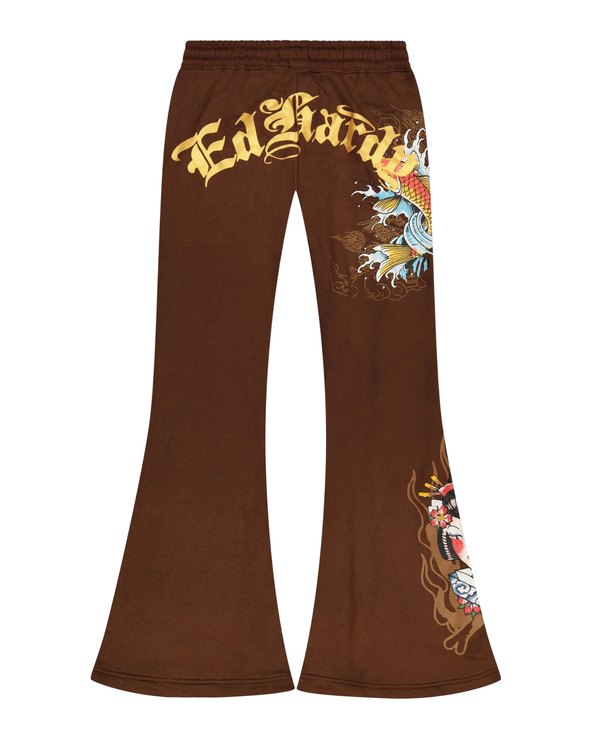 Womens Koi Fish Boot Cut Sweatpant