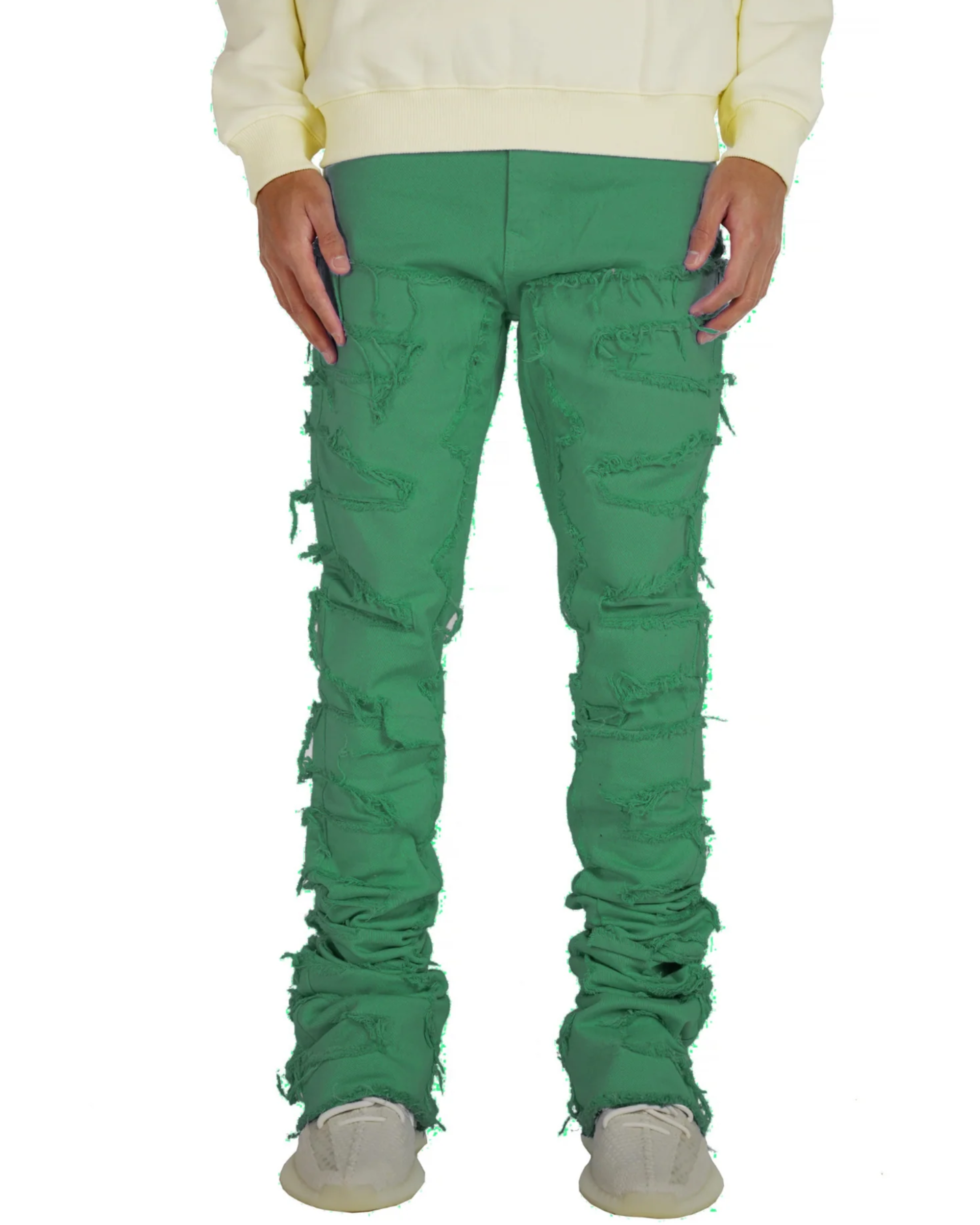 Mens Super Stacked Jeans