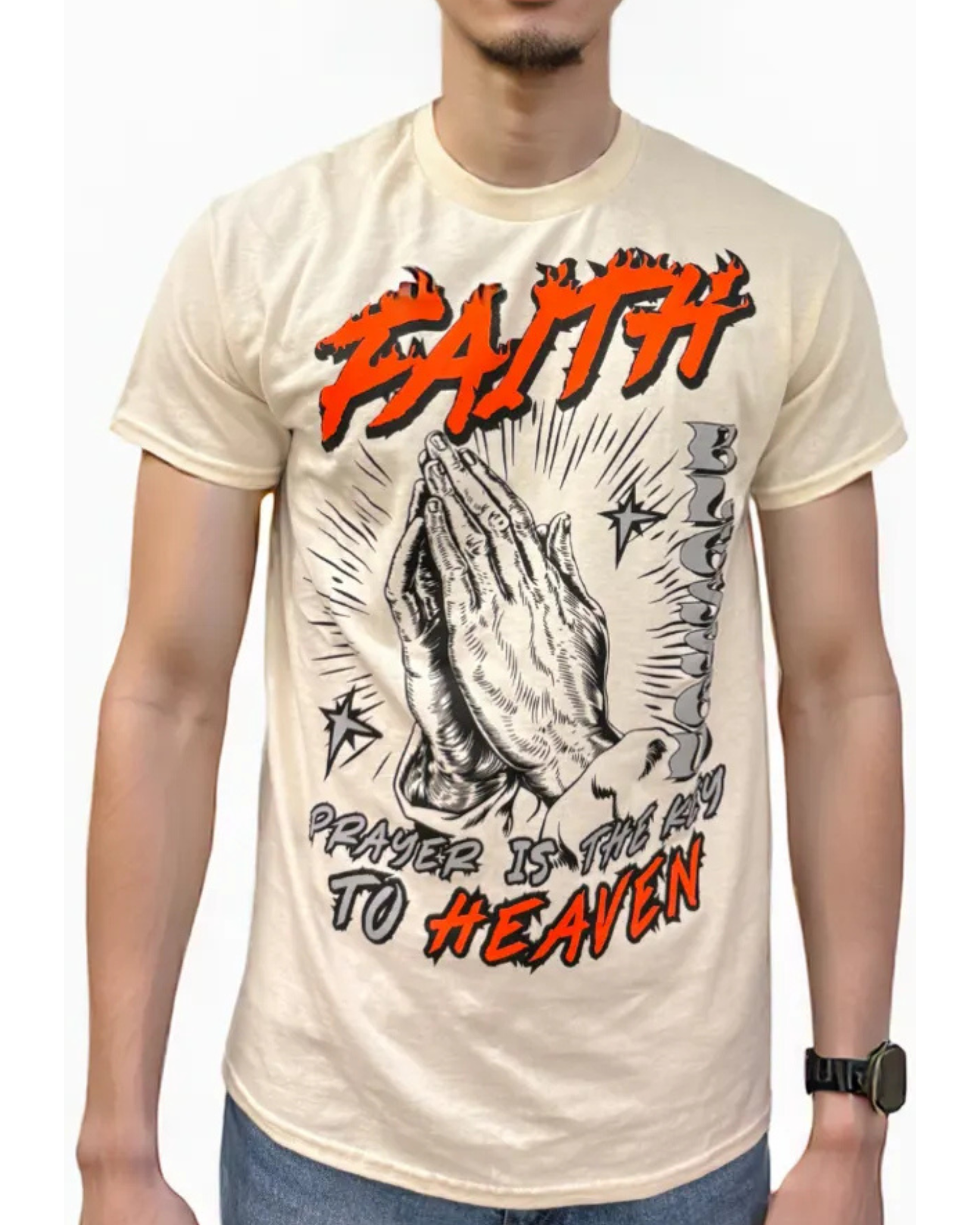 Mens BForty Short Sleeve T-Shirt 139901 Faith