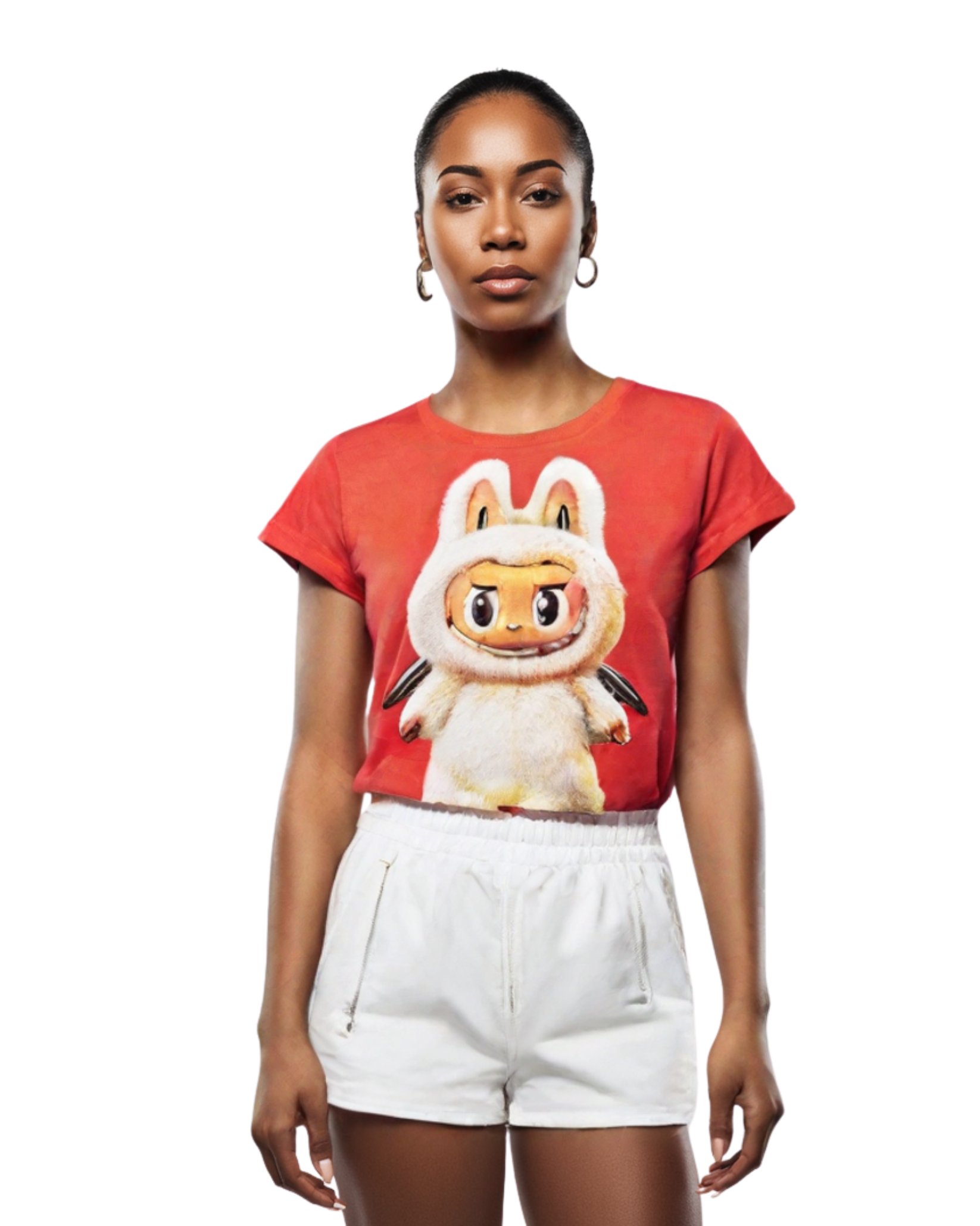 Womens 3 Forty Rabbit Robo Top