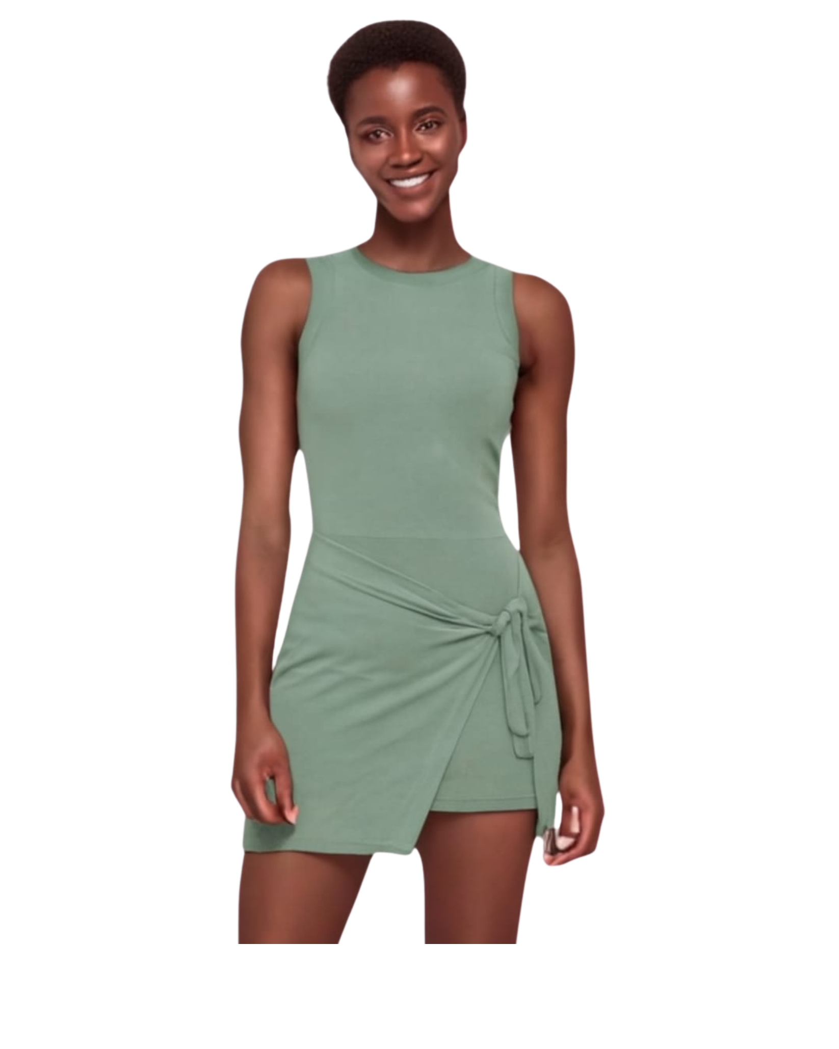 Womens Activewear Sleeveless Romper D7076