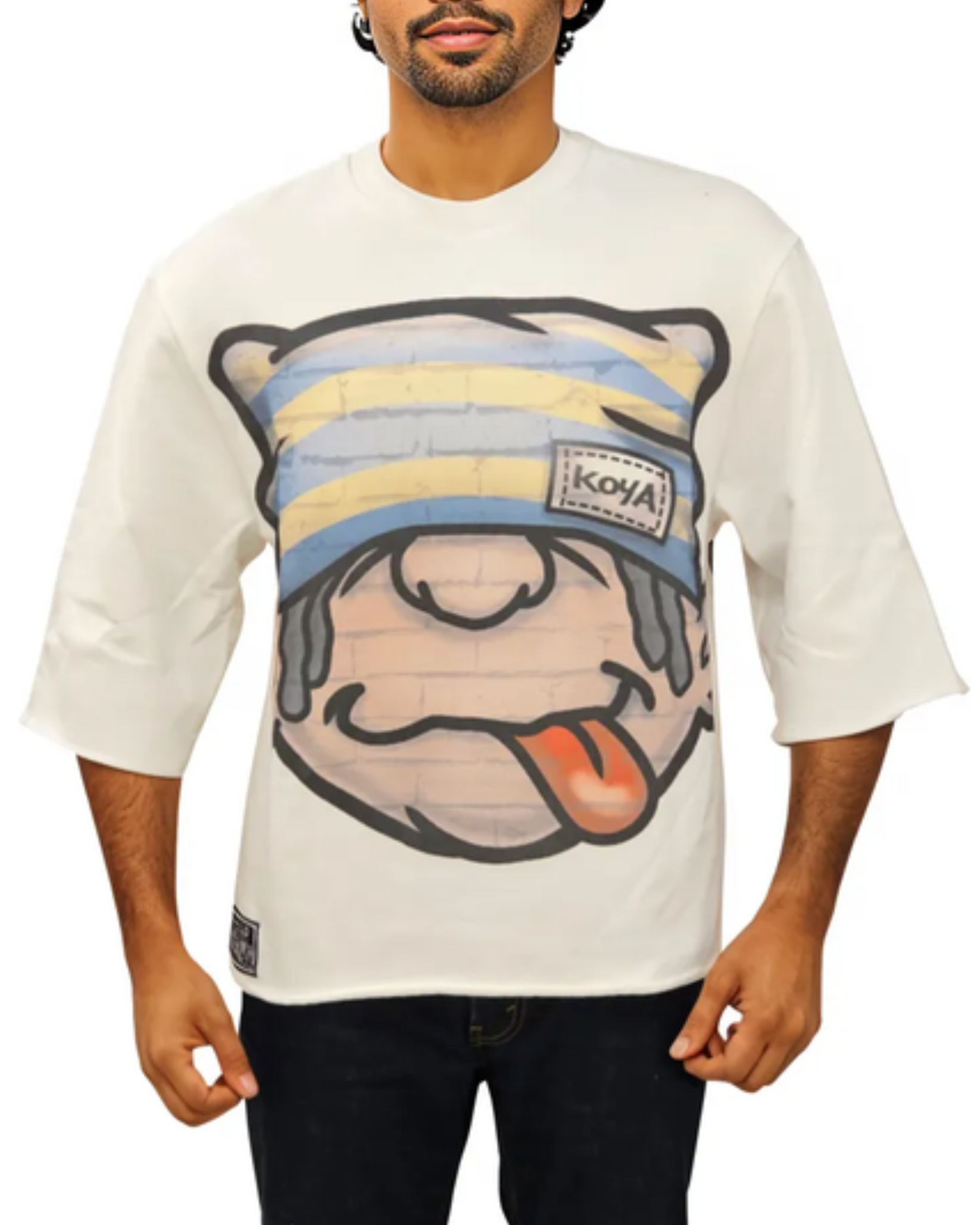 Mens Brick Wall Dude Fleece Shirt
