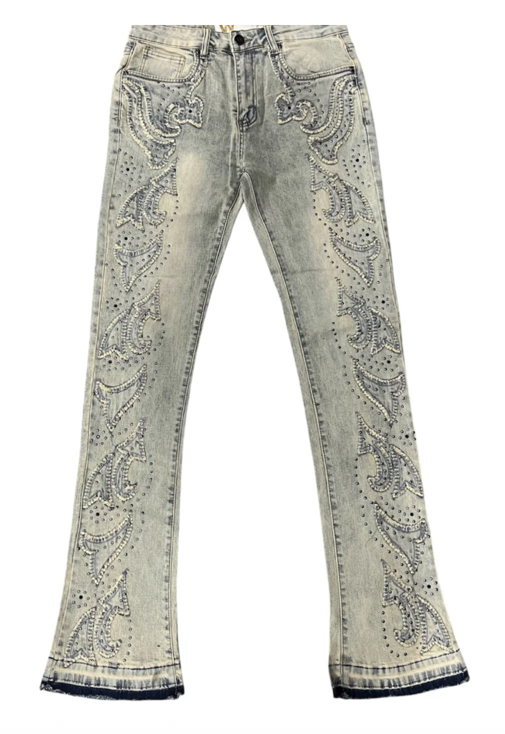 Mens Stacked Jeans M8326