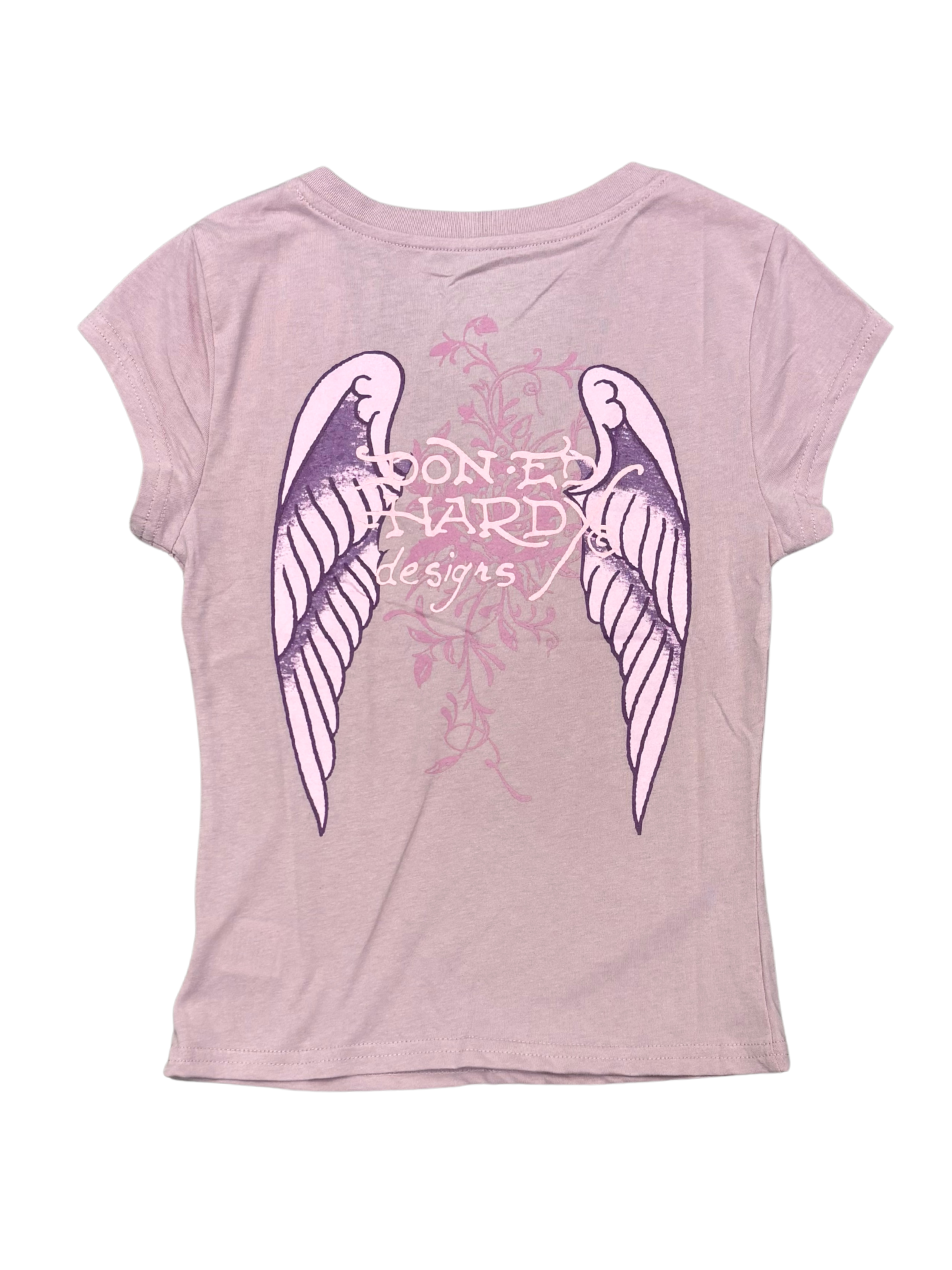 Womens Cross Wings V-Neck Shirt