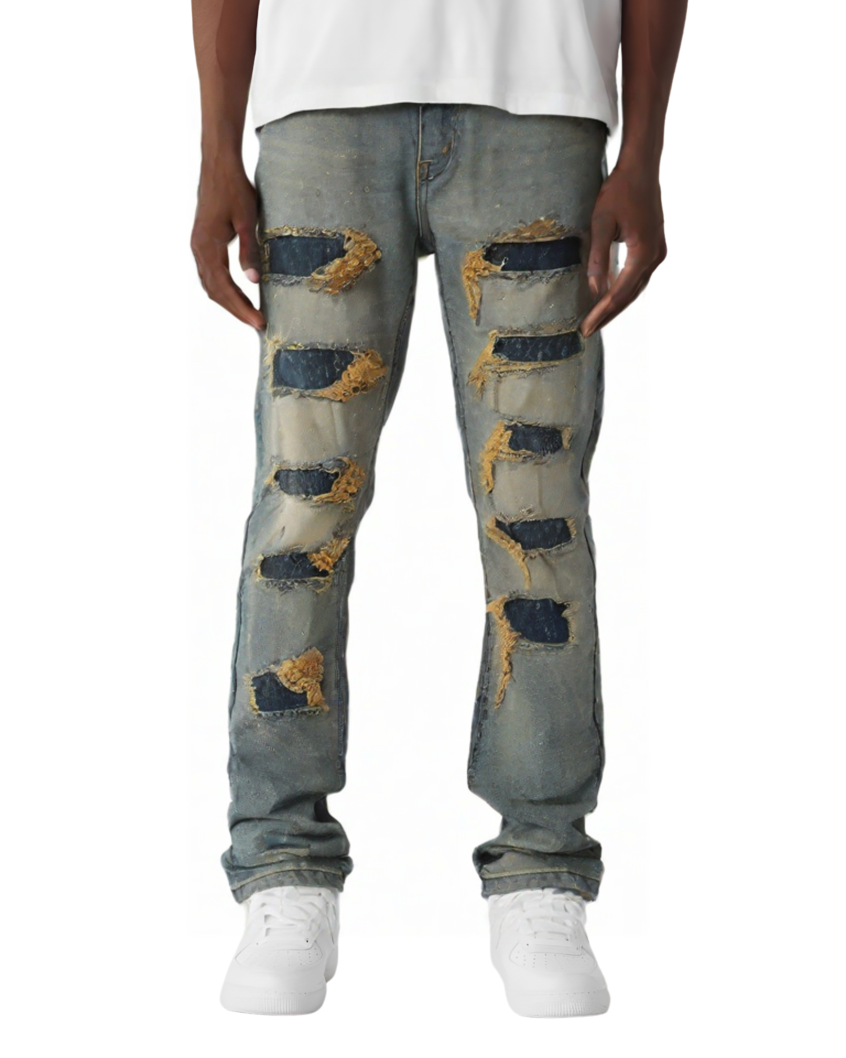 Mens Flare Fit Jeans 80364