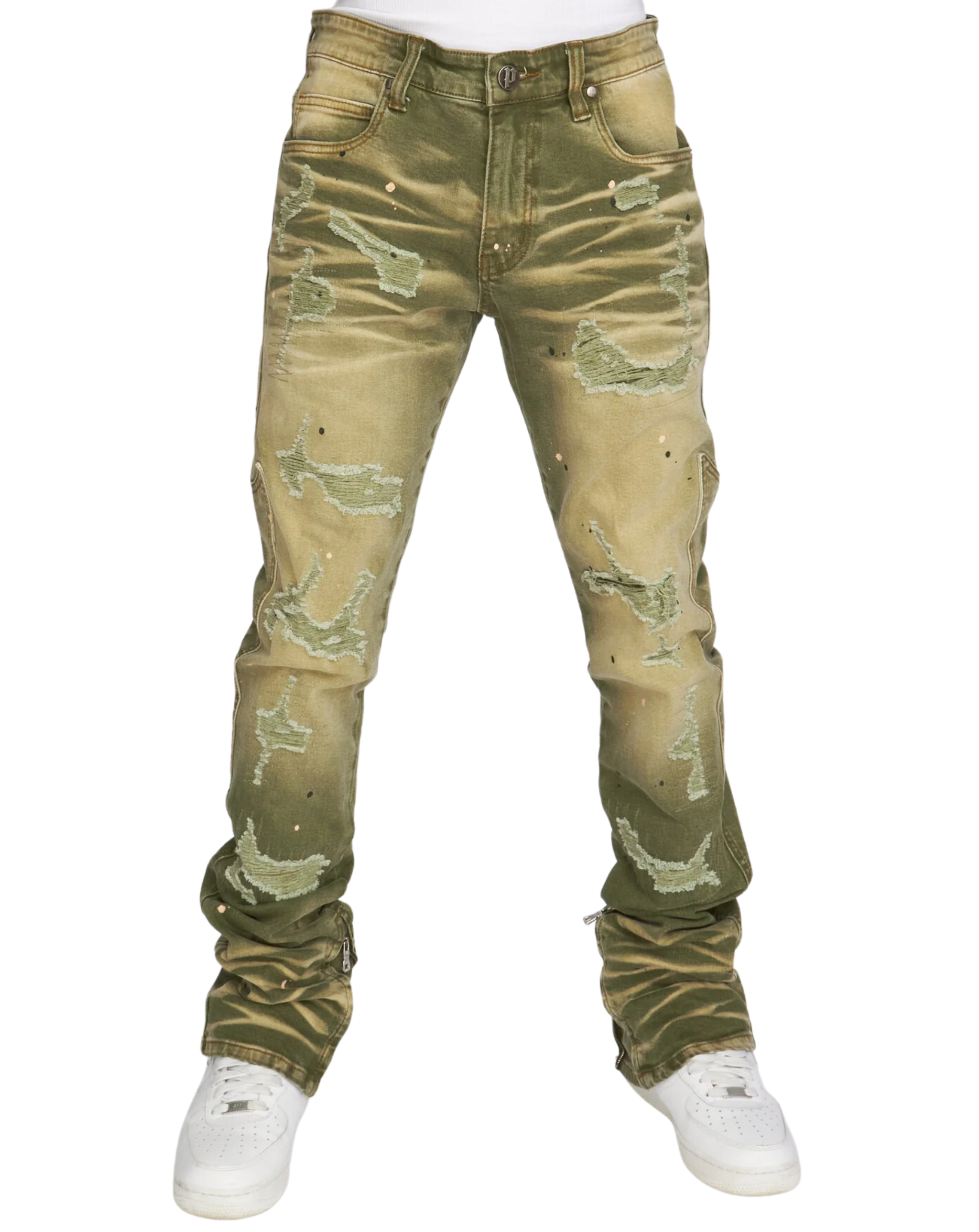 Mens Ramsey 517 Flare Stacked Jeans