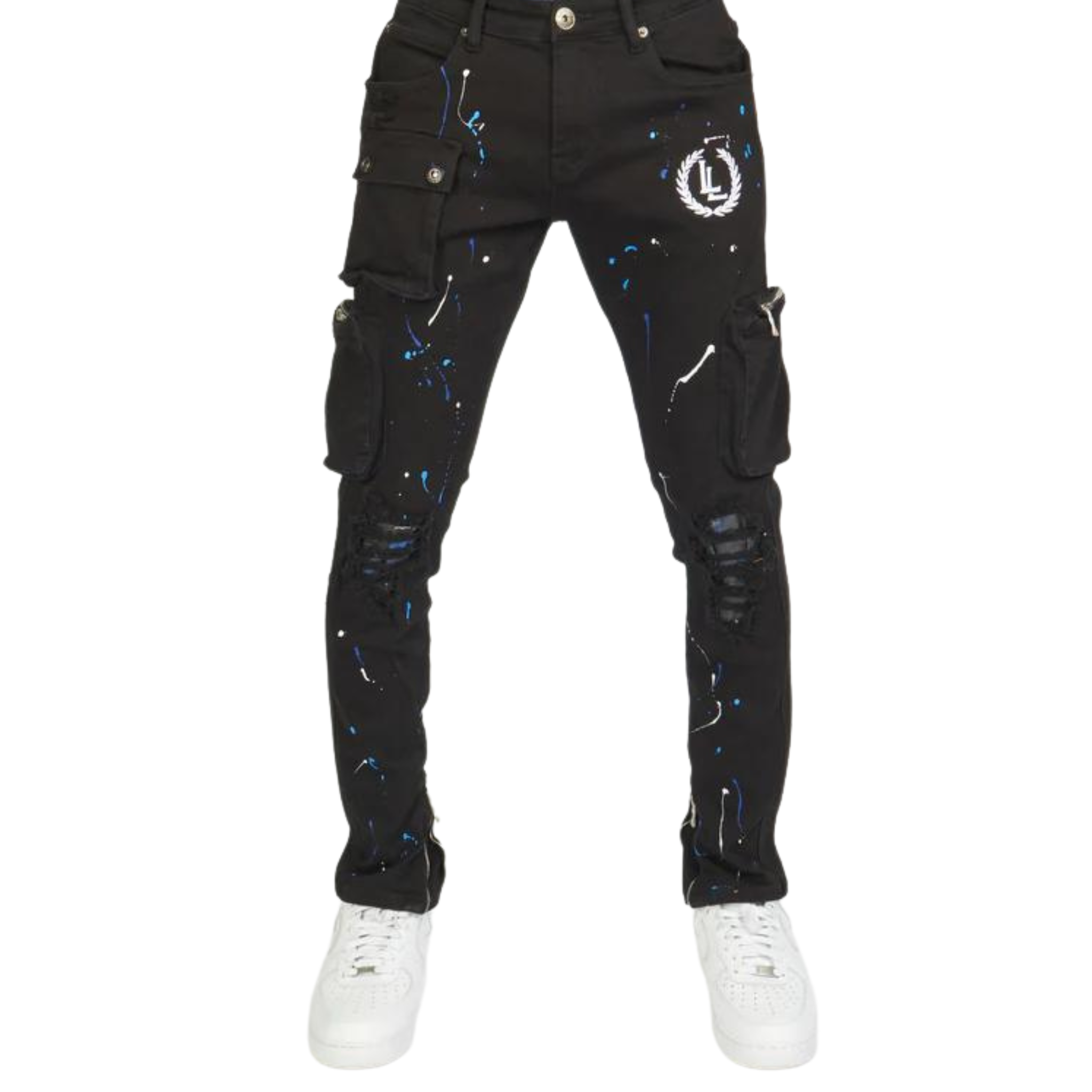 Mens Paint Jeans