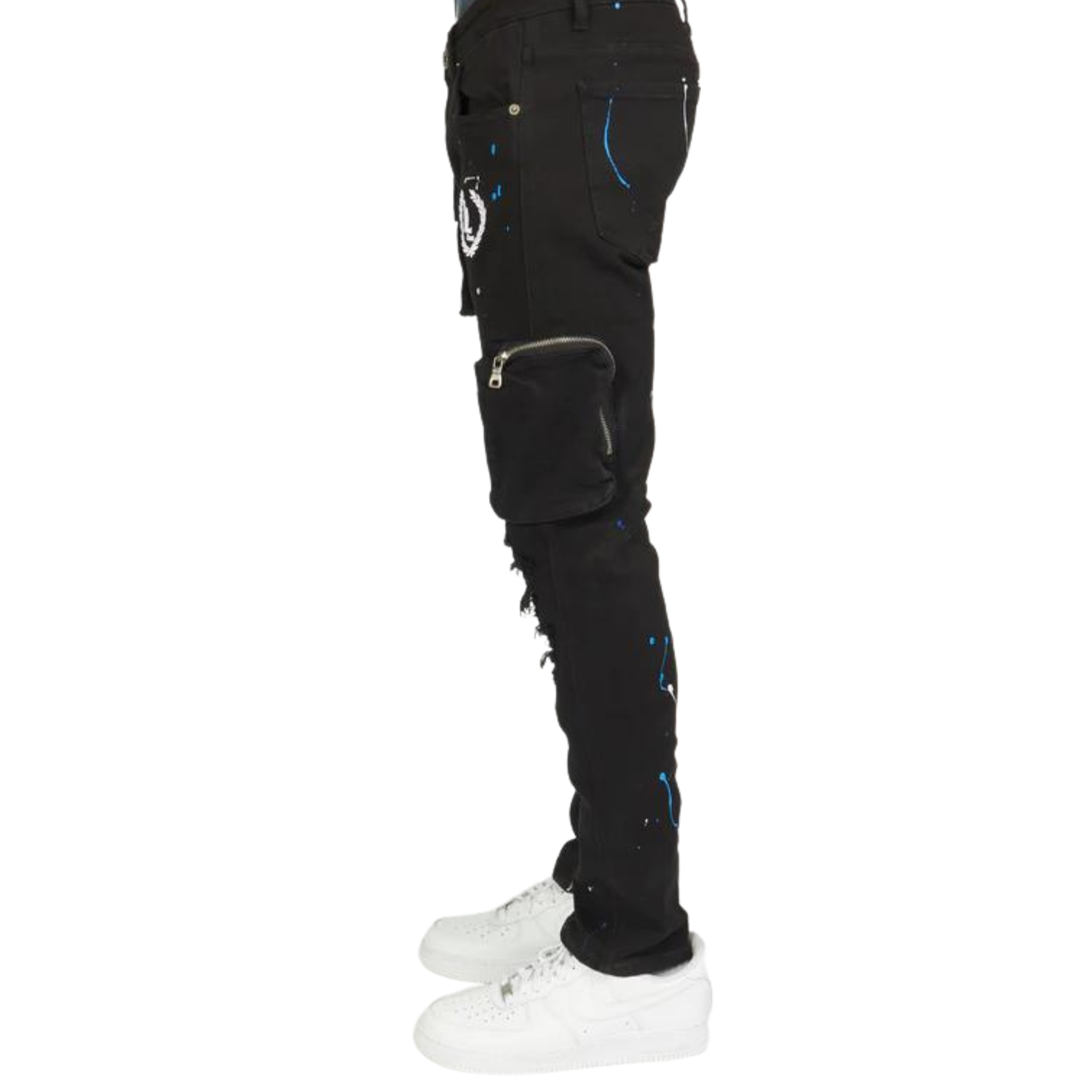 Mens Paint Jeans